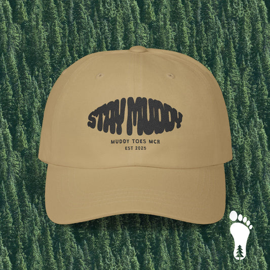 Muddy Toes "Stay Muddy" Classic Dad Cap | Casual Outdoor Hat, Gift for Dads, Comfortable Dad Hat, Summer Accessory, Adventure Hat