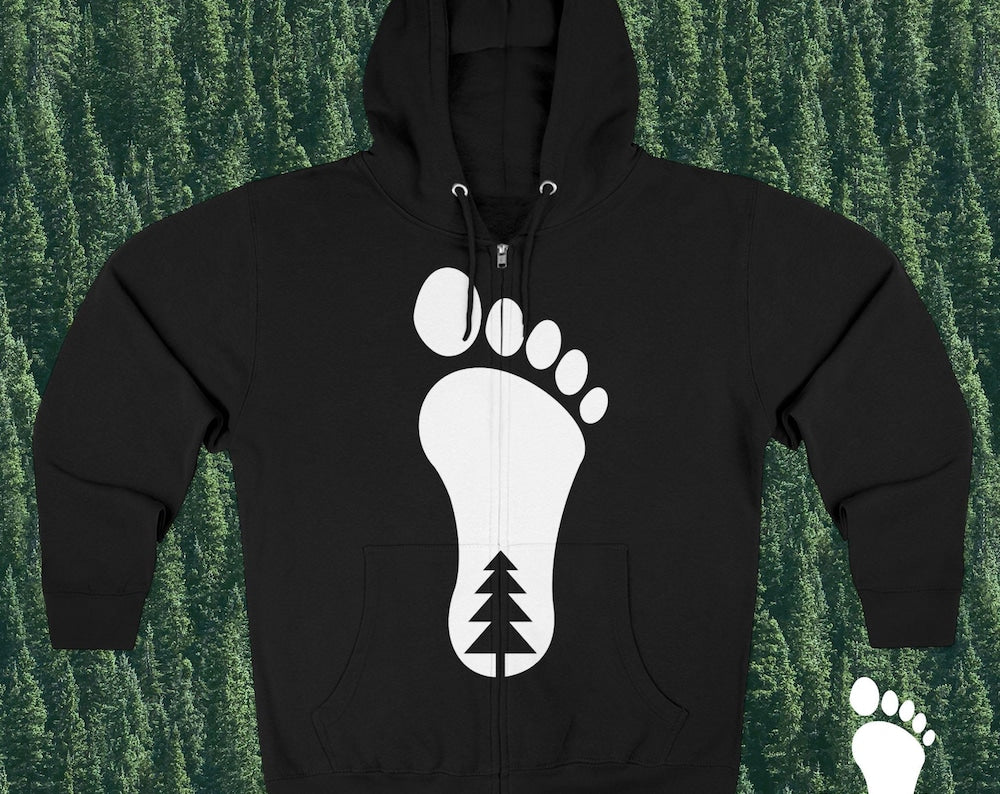 Muddy Toes Adventure Unisex Zip Hoodie