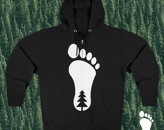 Muddy Toes Adventure Unisex Zip Hoodie