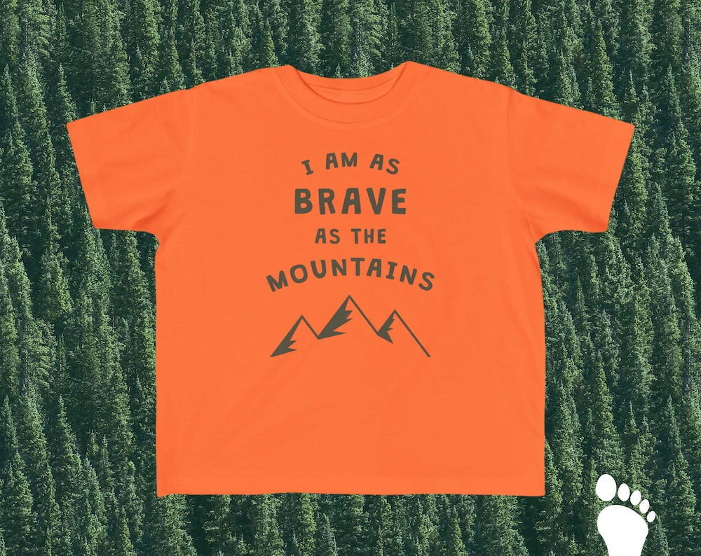 Brave as the Mountains Kids Outdoor Shirt