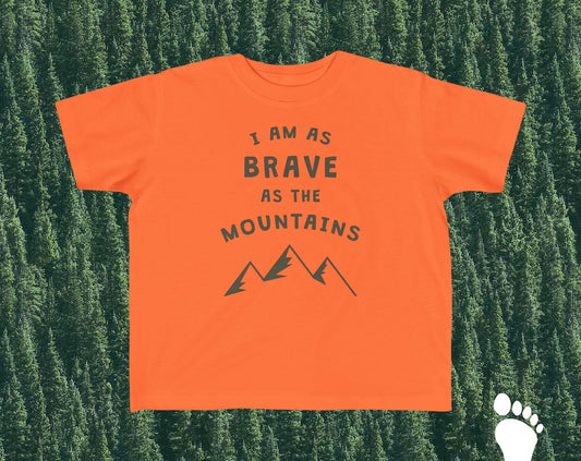Brave as the Mountains Kids Outdoor Shirt